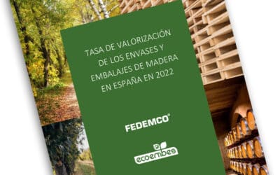 Avance significativo en la tasa de reciclaje y valorización de envases de madera en España en 2022